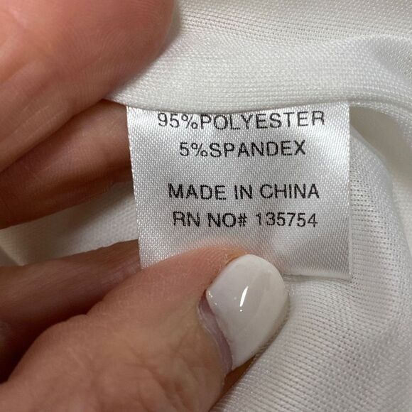 Young Threads White Lace Cap Sleeve Dress Size Medium - Picture 7 of 8